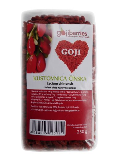 Gojiberries Goji Kustovnica čínska 250 g