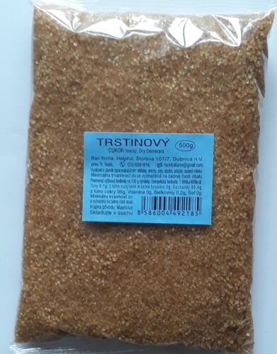 Helpful Cukor trstinový hnedý 500 g