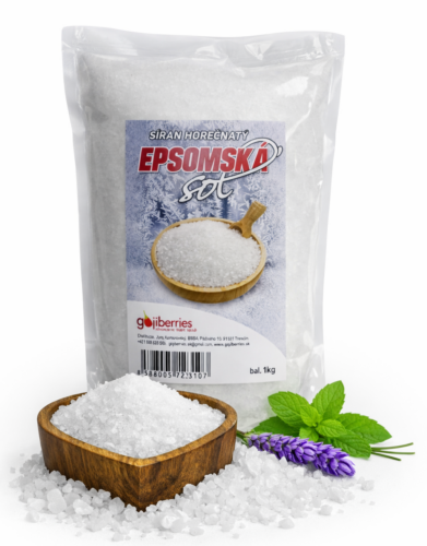 Gojiberries Epsomská soľ kúpeľová 1 kg