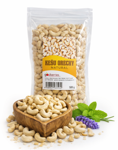 Gojiberries Kešu orechy W320 natural 500 g