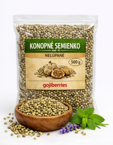 Gojiberries Konopné semeno nelúpané 500 g
