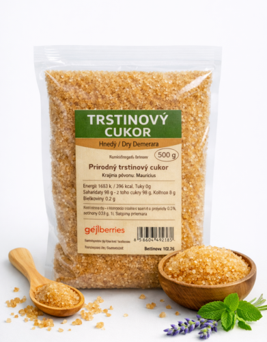 Helpful Cukor trstinový hnedý 500 g